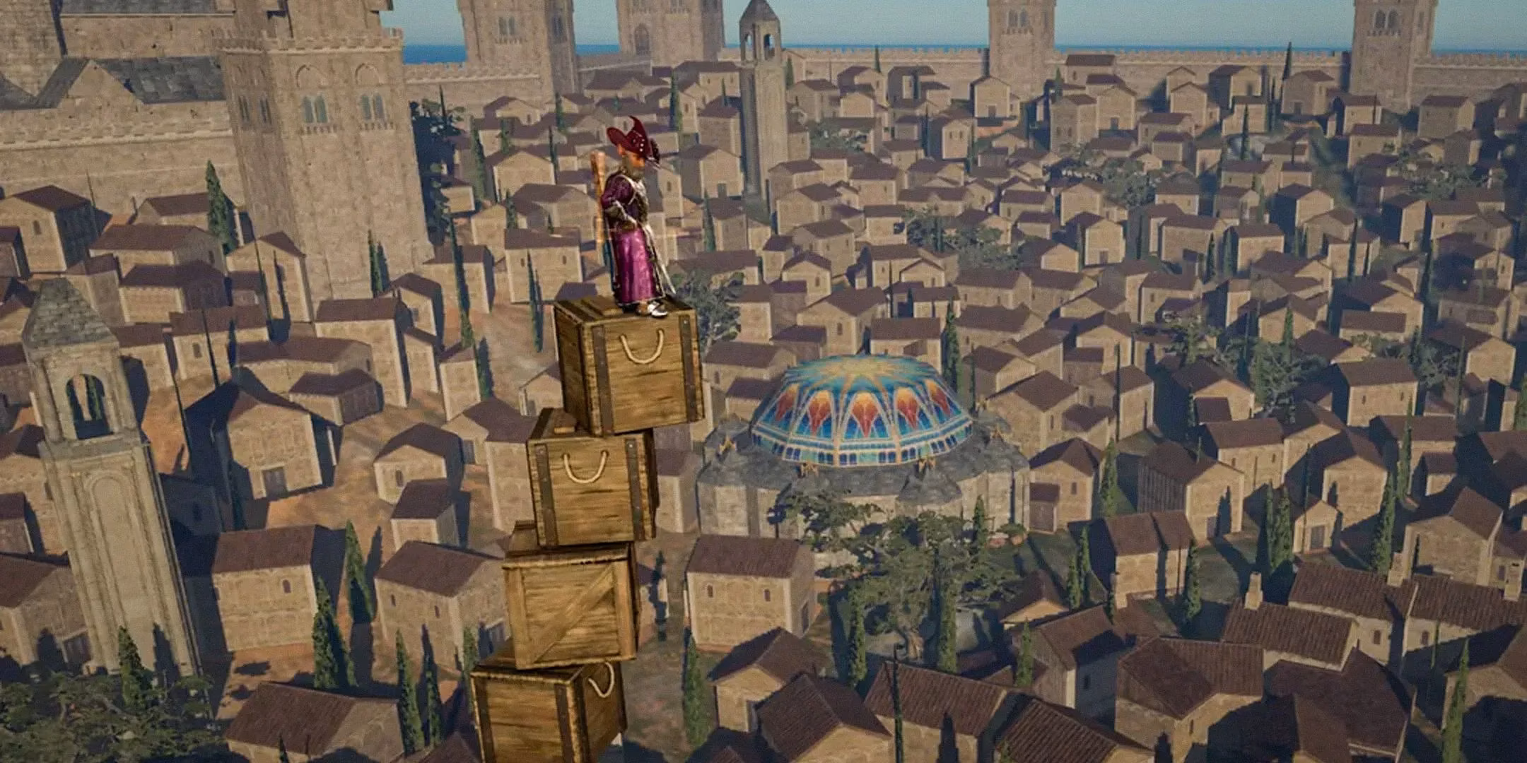 baldur-s-gate-3-player-stacks-76-crates-to-reveal-low-poly-lower-city-image-0